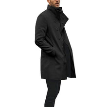 Load image into Gallery viewer, New Khaki Trench Coat Men Classic Autumn Winter Long Jacket Men Casual Loose Long Coat Trench Male Overcoat Streetwear Coat