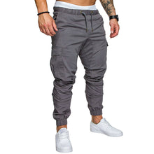 Load image into Gallery viewer, Autumn Men Pants Hip Hop Harem Joggers Pants 2020 New Male Trousers Mens Joggers Solid Multi-pocket Pants Sweatpants M-4XL