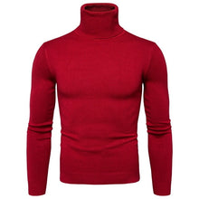 Load image into Gallery viewer, FAVOCENT Winter Warm Turtleneck Sweater Men Fashion Solid Knitted Mens Sweaters 2018 Casual Male Double Collar Slim Fit Pullover