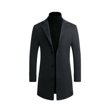 Load image into Gallery viewer, Men&#39;s Woolen Coat Men&#39;s Jacket Large Size Men&#39;s Clothing Men&#39;s Casual Warm Trench Coat Woolen Coat Autumn Winter
