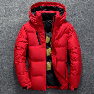 Down Jacket Thick Coat Warmoutsidedown Jacket Parka Men's Slim Men's High Quality Warm Casual Christmas Gift Men's Winter Jacket